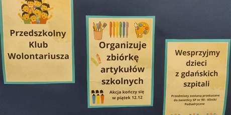 Akcja charytatywna dla świetlicy przy SP 90, funkcjonującej przy Klinikach Pediatrycznych UCK. 