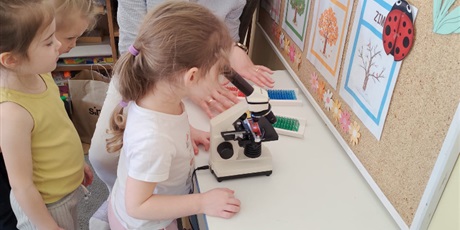 Mali naukowcy - zajęcia z mikroskopem